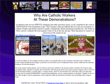 Tablet Screenshot of catholicworker.biz